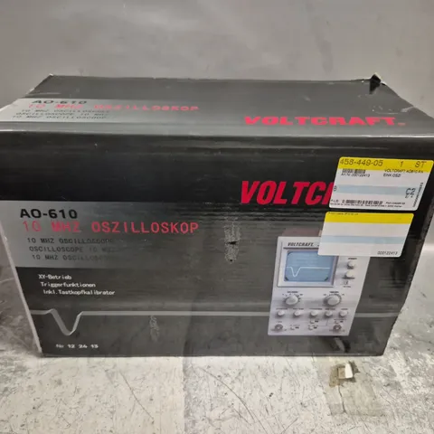 BOXED VOLTCRAFT 610-2 1 CHANNEL OSCILLOSCOPE 10MHZ 