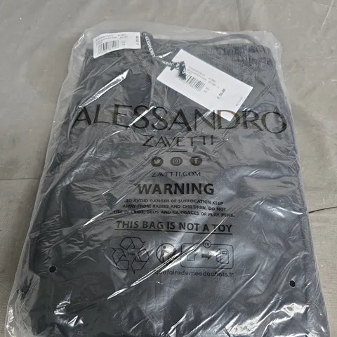 ALESSANDRO ZAVETTI FERRUCCIO INTERLOCK JOGGER – JET BLACK