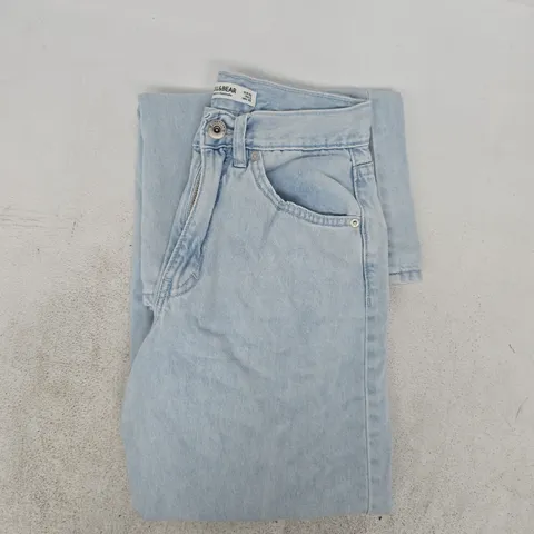 PULL & BEAR JEANS IN LIGHT BLUE SIZE EU 32