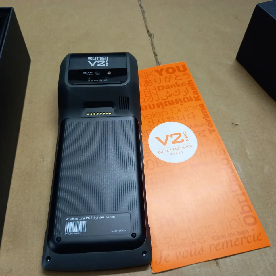 SUNMI V2 HANDHELD POS TERMINAL WITH BUILT-IN PRINTER