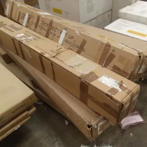 PALLET OF ASSORTED INCOMPLETE DESIGNER FURNITURE PARTS AND PIECES