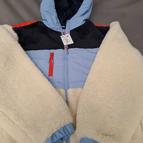 superdry hooded fleece jacket size 14