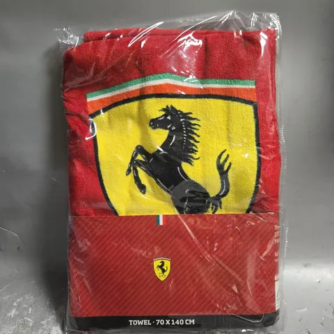 FERRARI BRANDED TOWEL - 70X140CM 