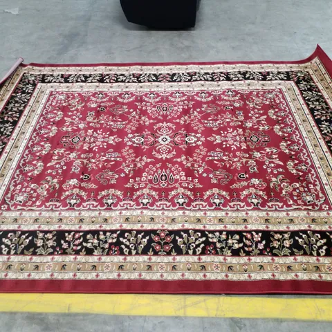 QUALITY DESIGNER SAFAVIEH LYNDHURST RUG IN RED/BLACK - 235Γ305CM