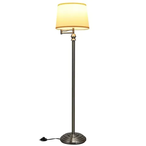 BOXED COSTWAY 350° SWING ARM FLOOR LAMP