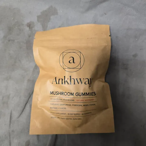 ANKHWAY MUSHROOM GUMMIES (30 DAY SUPPLY - 60 GUMMIES)