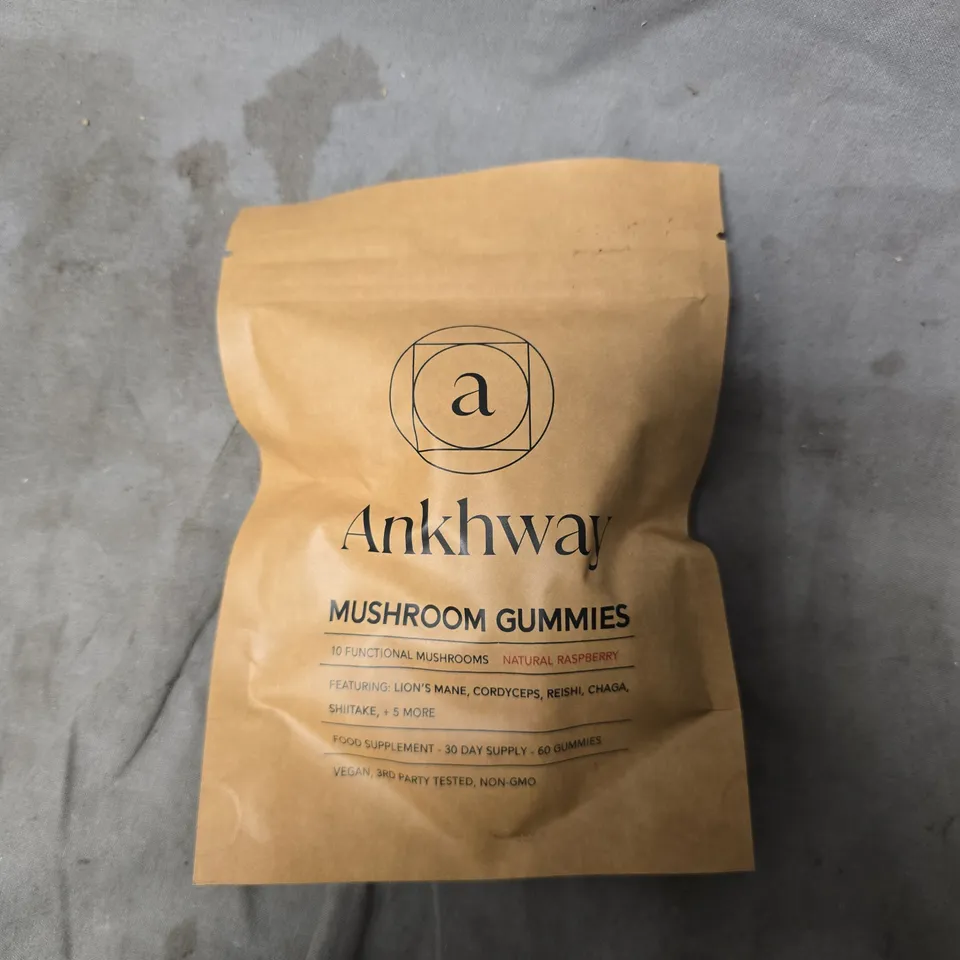 ANKHWAY MUSHROOM GUMMIES (30 DAY SUPPLY - 60 GUMMIES)