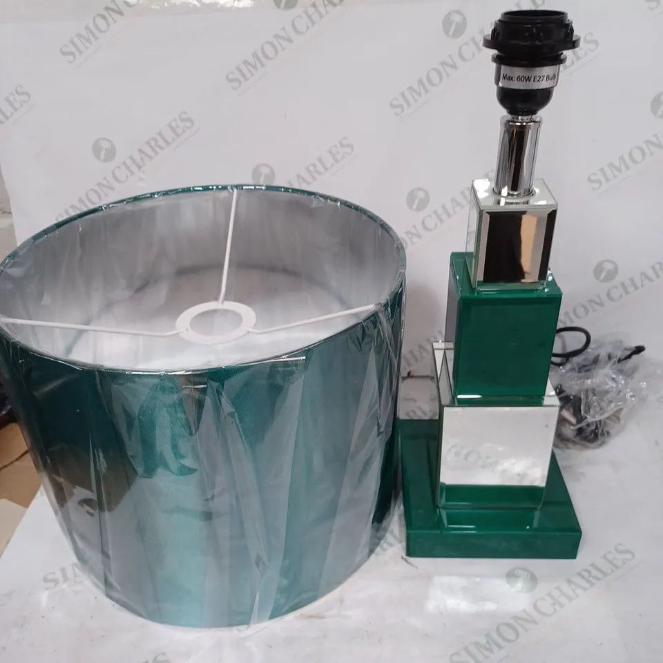 JULIEN MACDONALD TIERED LAMP, GREEN