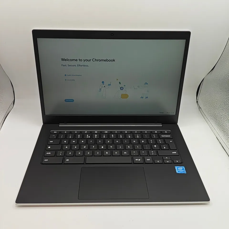 BOXED SAMSUNG GALAXY CHROMEBOOK GO INTEL CELERON LAPTOP IN SILVER - XE340XDA