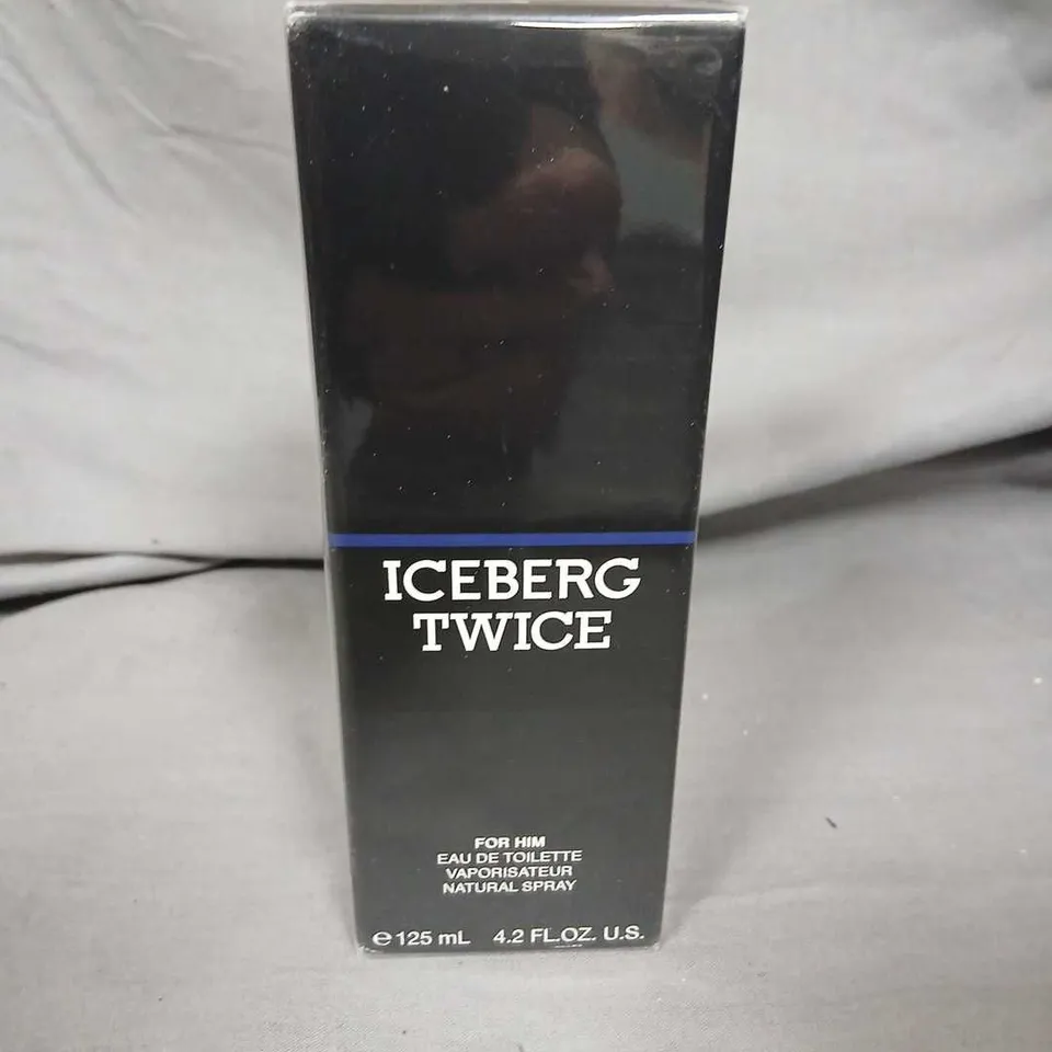 BOXED AND SEALED ICEBERG TWICE FOR HIM EAU DE TOILETTE 125ML