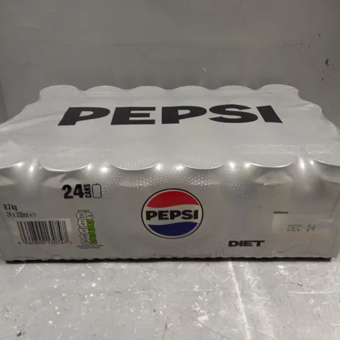 SEALED 24 X DIET PEPSI CANS - 24 X 330ML - COLLECTION ONLY 