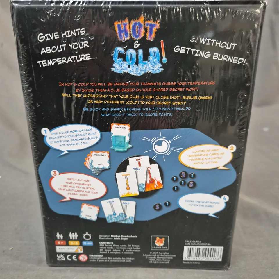 SEALED HOT AND COLD PARTY GAME