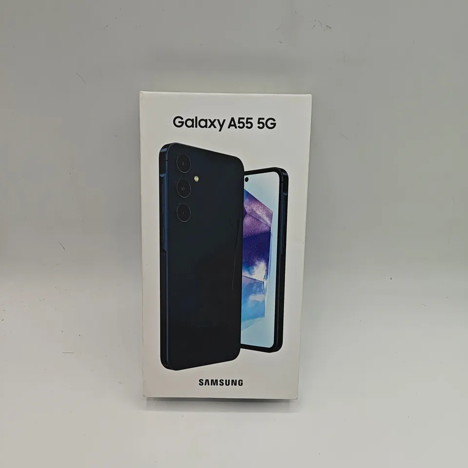 BOXED SAMSUNG GALAXY A55 5G 8/128GB IN AWESOME NAVY -SM-A556B