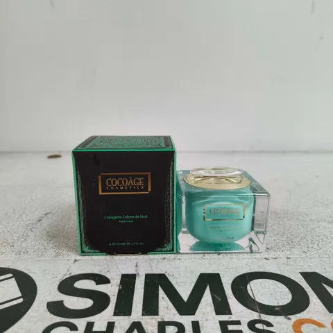 COCOAGE COSMETICS CRYOGENIC CREME DE NUIT NIGHT CREAM