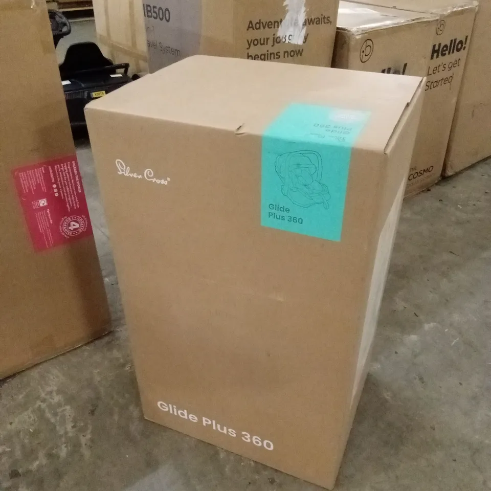 BOXED SILVER CROSS 360 I-SIZE CAR SEAT