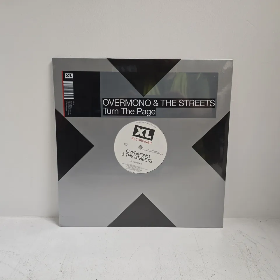 SEALED OVERMONO & THE STREETS - TURN THE PAGE VINYL