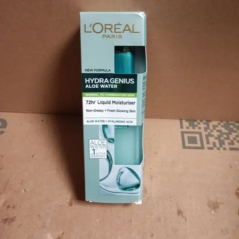 L’ORÉAL PARIS HYDRA GENIUS ALOE WATER – FACIAL MOISTURISER FOR NORMAL TO COMBINATION SKIN 