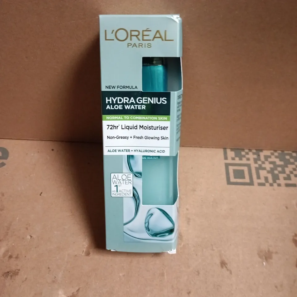 L’ORÉAL PARIS HYDRA GENIUS ALOE WATER – FACIAL MOISTURISER FOR NORMAL TO COMBINATION SKIN 