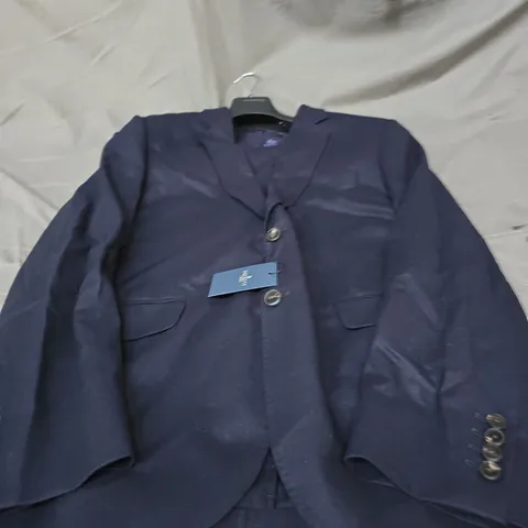 HACKETT LONDON NAVY SUIT – MEN’S, 44R (VERIFY MODEL)