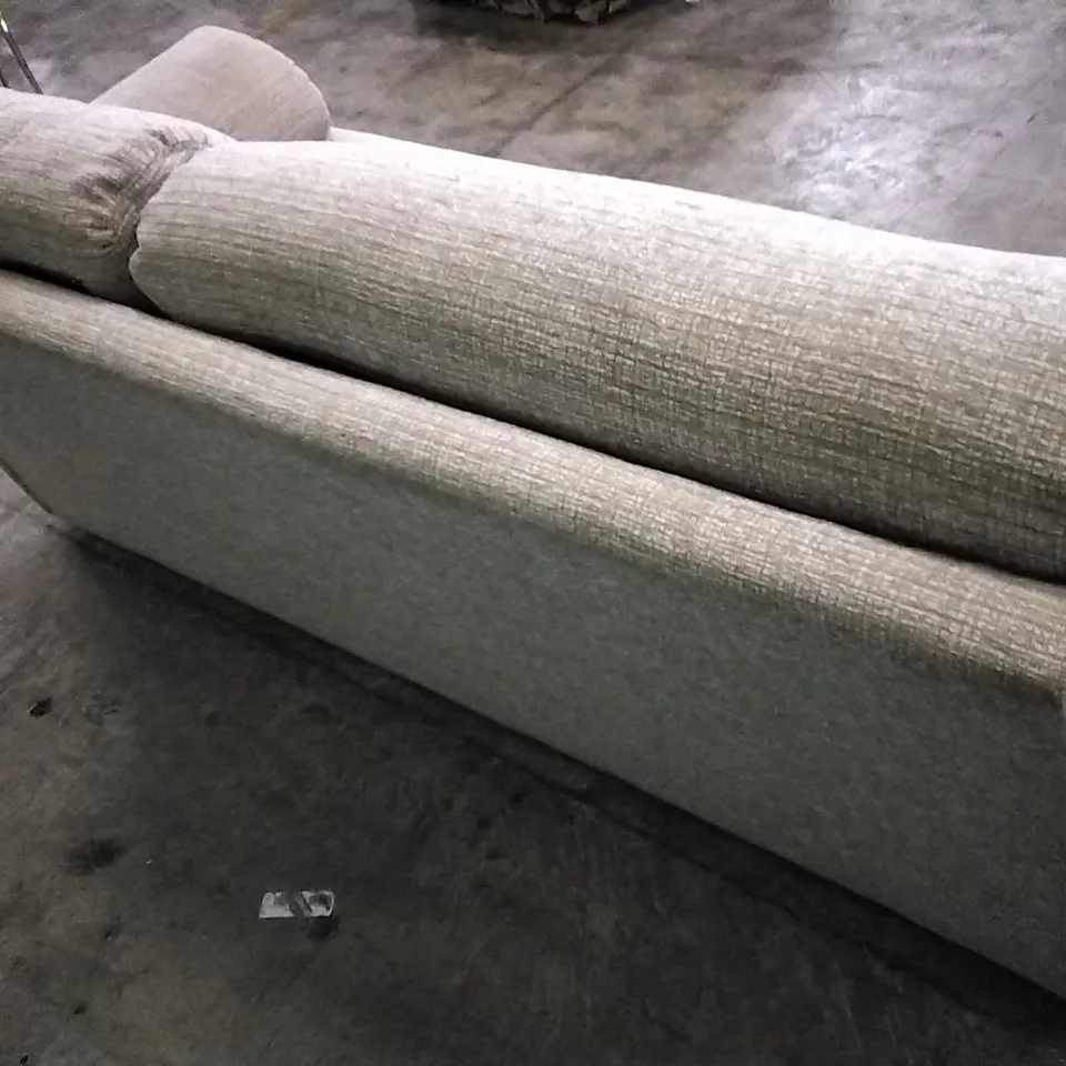 QUALITY BRITISH DESIGNED & MANUFACTURED G PLAN STRATFORD 3 SEATER SOFA LOOM SHALE FABRIC 