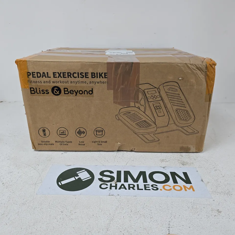 BLISS & BEYOND PEDAL EXERCISE BIKE – BOXED