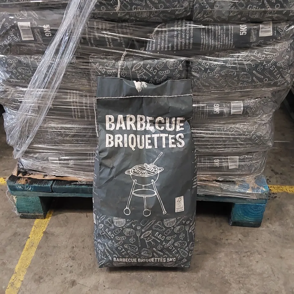 PALLET OF APPROXIMATELY 110X 5KG BAGS OF CHARCOAL BARBECUE BRIQUETTES