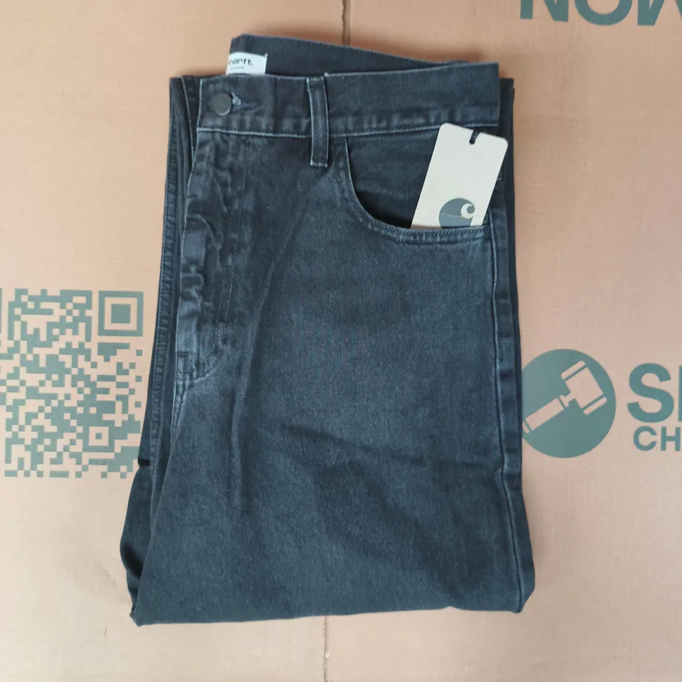 CARHARTT BRANDON JEANS IN BLACK SIZE MEDIUM