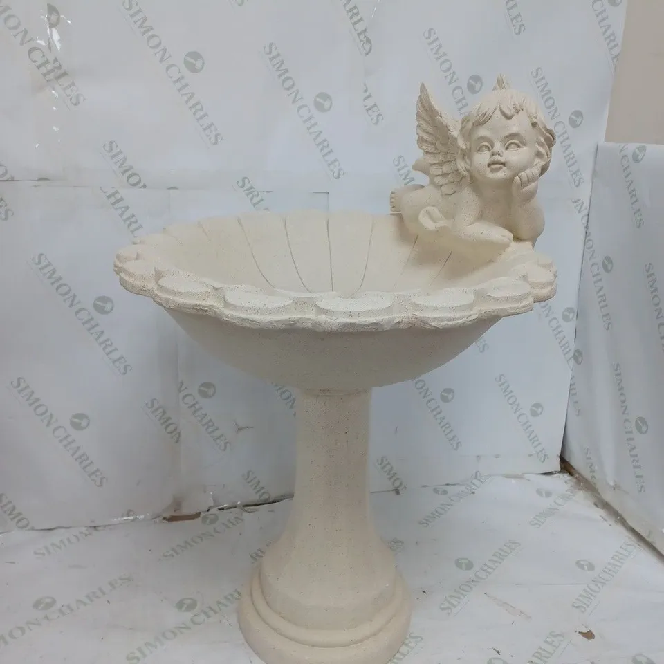 MY GARDEN STORIES CHERUB BIRDBATH / COLLECTION ONLY