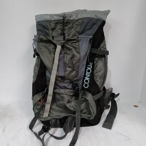 VANGO CONTOUR 60+10 TRAVEL BACKPACK IN GREEN