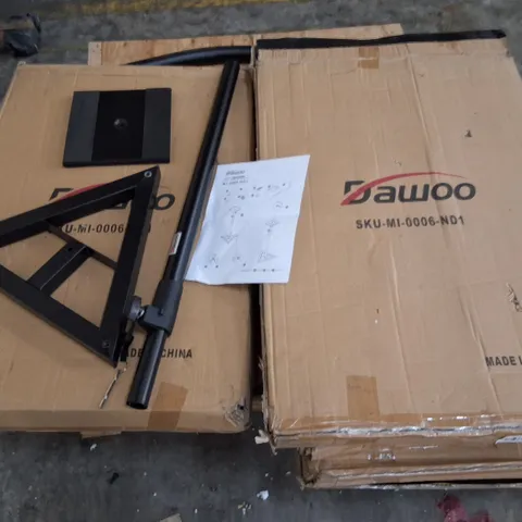 LOT OF 8 AS NEW DAEWOO STUDIO MONITOR SPEAKER STAND PAIRS - M1-0006-ND1