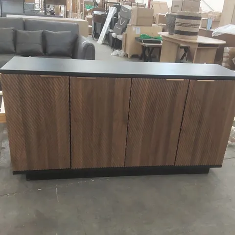 WERTZ 160CM WIDE CREDENZA COLOUR: WALNUT