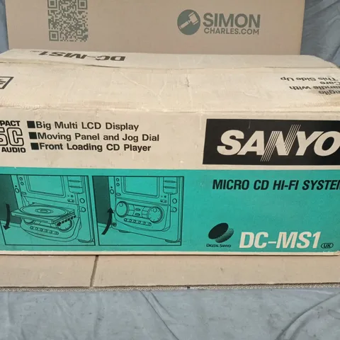 Sanyo DC-MS1 Micro CD Hi-Fi System – Boxed (UK)