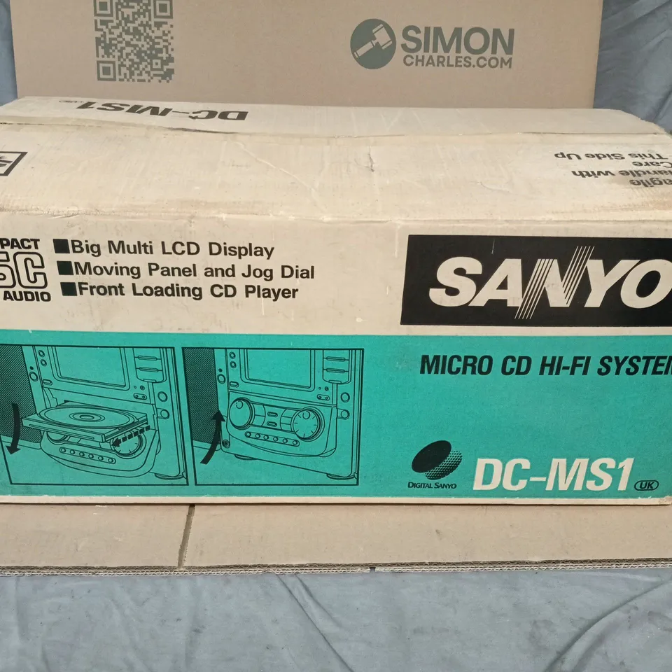 Sanyo DC-MS1 Micro CD Hi-Fi System – Boxed (UK)