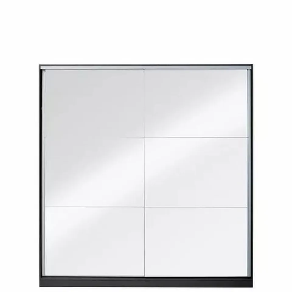 BOXED NEW UNIVERSAL WHITE/MIRROR SLIDING WARDROBE - 4 OF 4 BOXES RRP £469