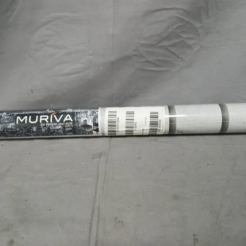 MURIVA WOODGRAIN PANEL WALLPAPER IN SILVER (10.05M X 0.53M)