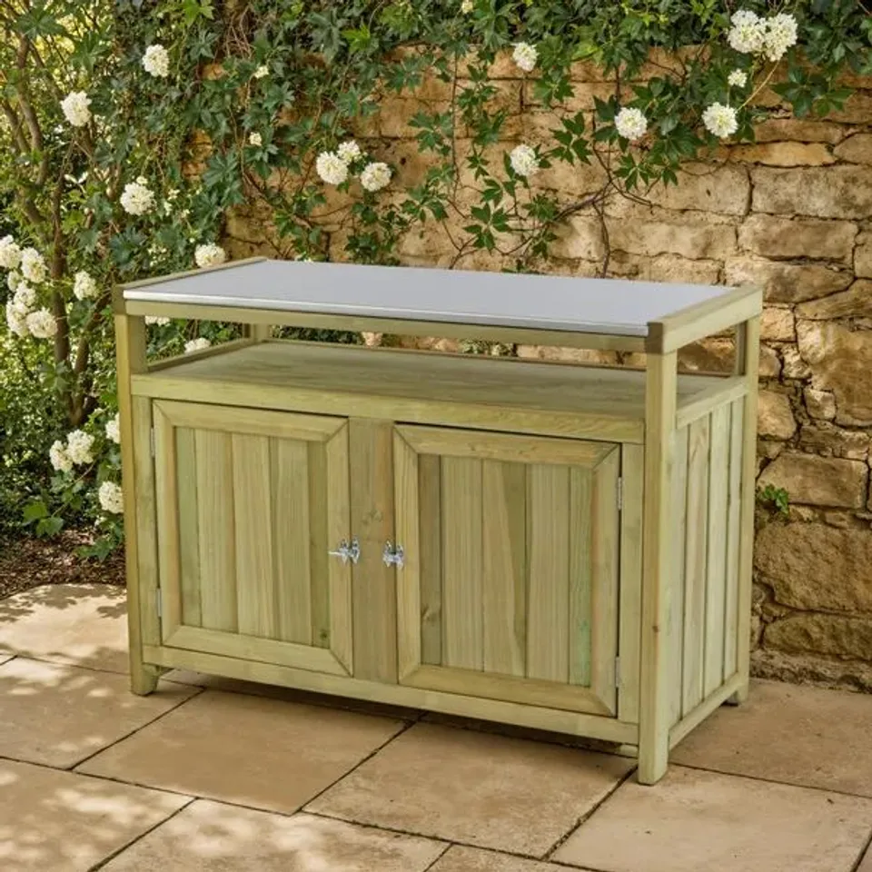 BOXED TERAZZA OUTDOOR KITCHEN DOUBLE UNIT (4 BOXES)