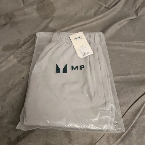 BAGGED MYPROTEIN MENS 2IN1 TRAINING SHORTS IN STORM SIZE XS