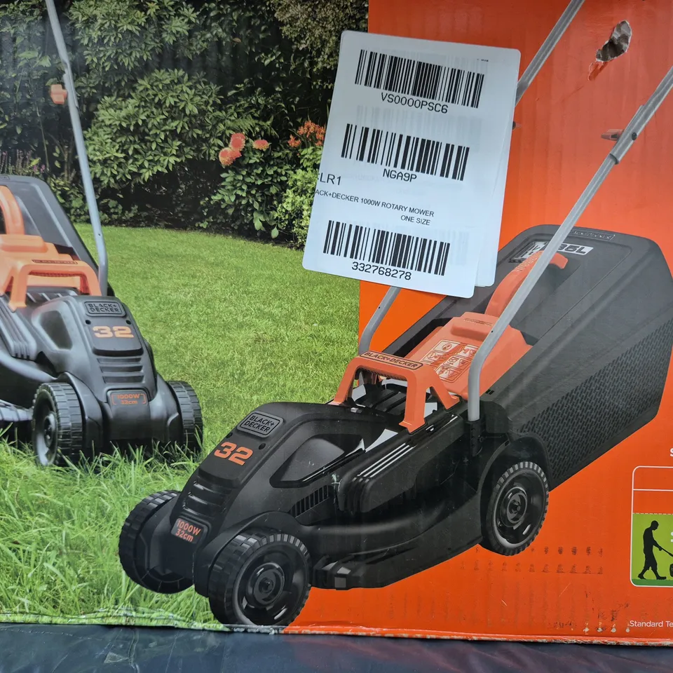 BLACK+DECKER 32CM ROTARY LAWNMOWER 