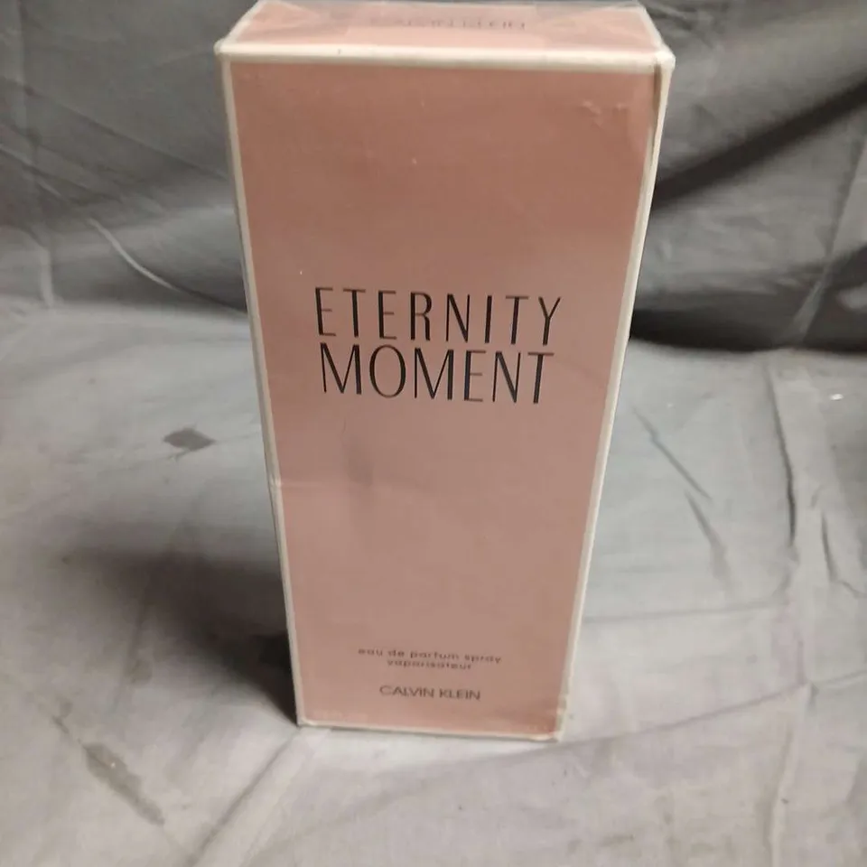 BOXED AND SEALED CALVIN KLEIN ETERNITY MOMENT EAU DE PARFUM 100ML