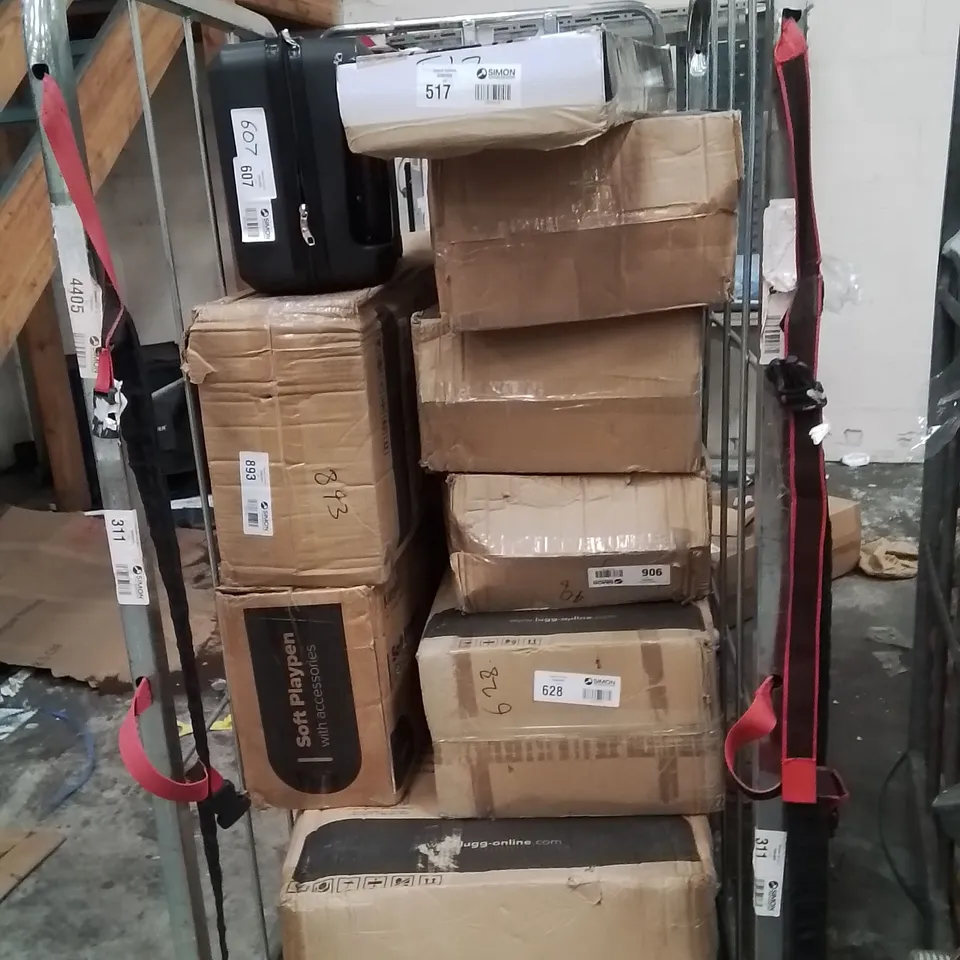 CAGE OF SUITCASES 