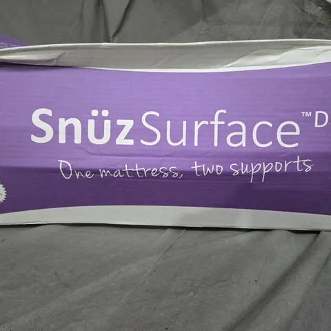 BOXED SNUZ SURFACE DUO DUAL SIDED COT MATTRESS 