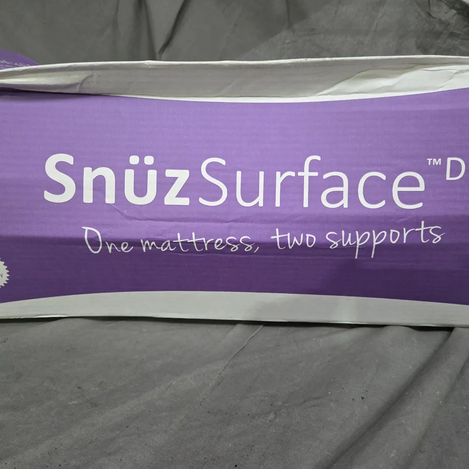 BOXED SNUZ SURFACE DUO DUAL SIDED COT MATTRESS 