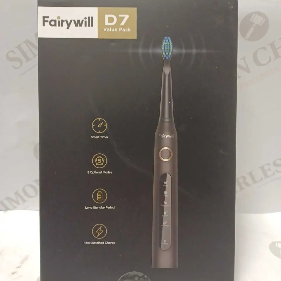 FAIRYWILL D7 SONIC ELECTRIC TOOTHBRUSH	
