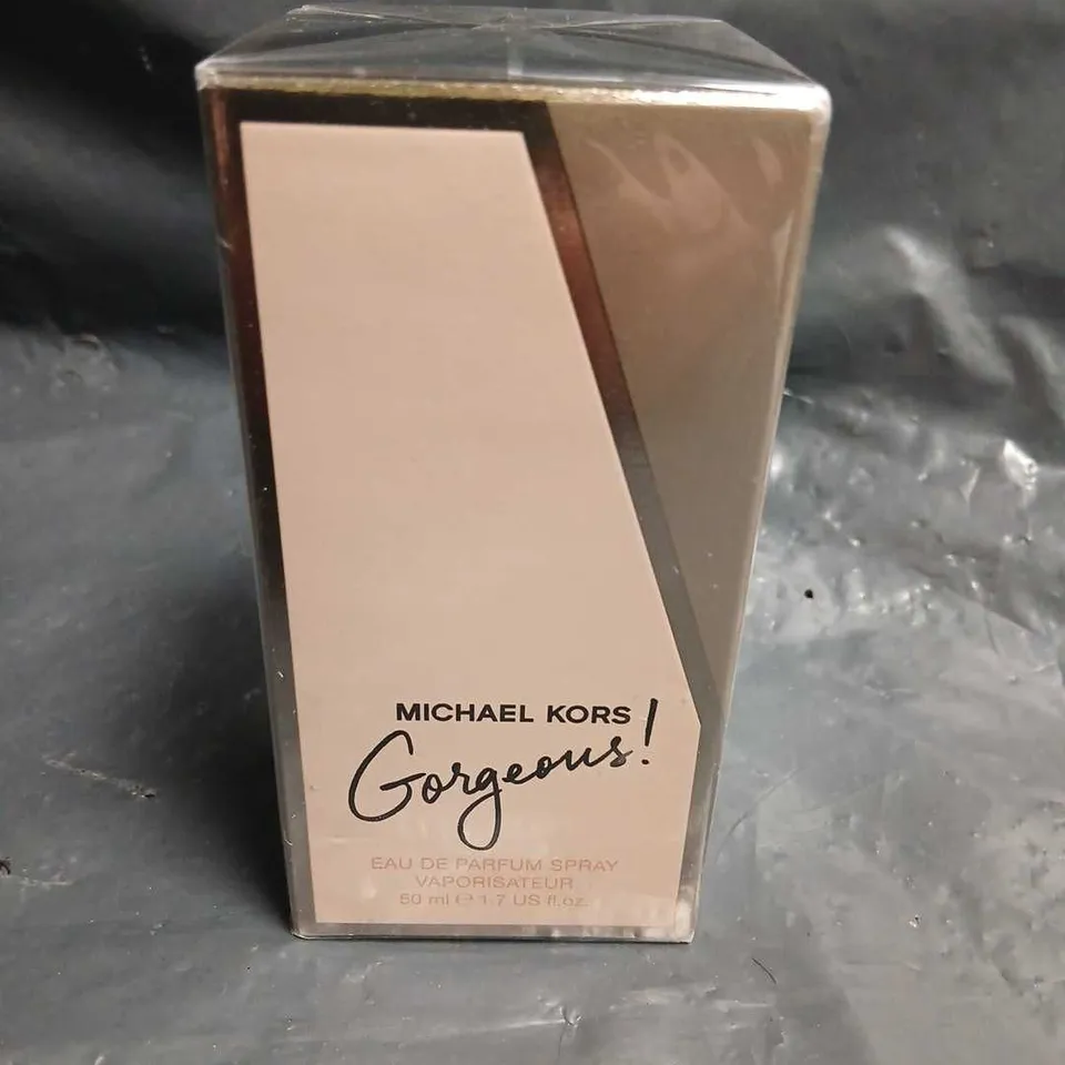 BOXED AND SEALED MICHEAL KORS GORGEOUS EAU DE PARFUM 50ML