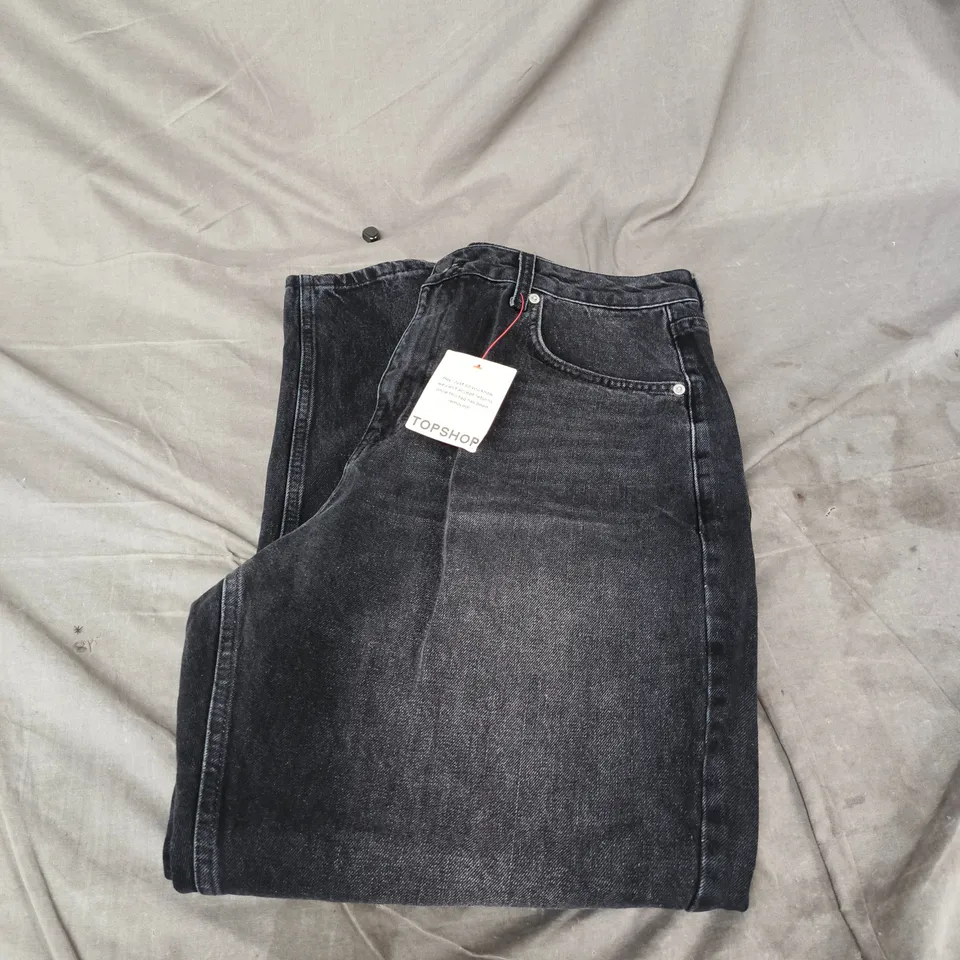 TOPSHOP BLACK DENIM JEANS – WOMEN’S W36/L32