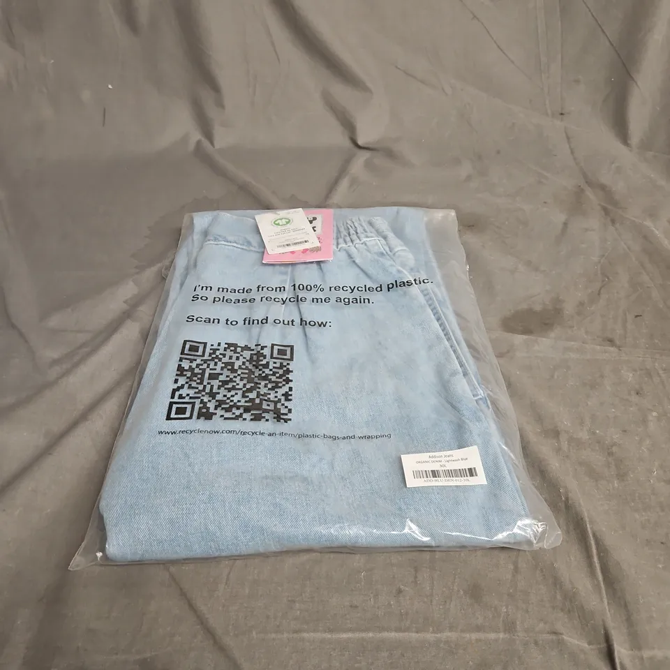 ADDISON JEANS ORGANIC DENIM – LIGHTWASH BLUE 30L