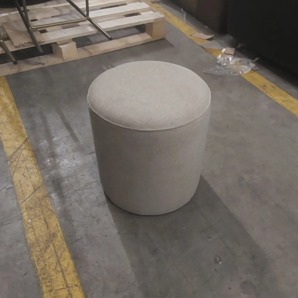 DESIGNER VELVET UPHOLSTERED FOOTSTOOL