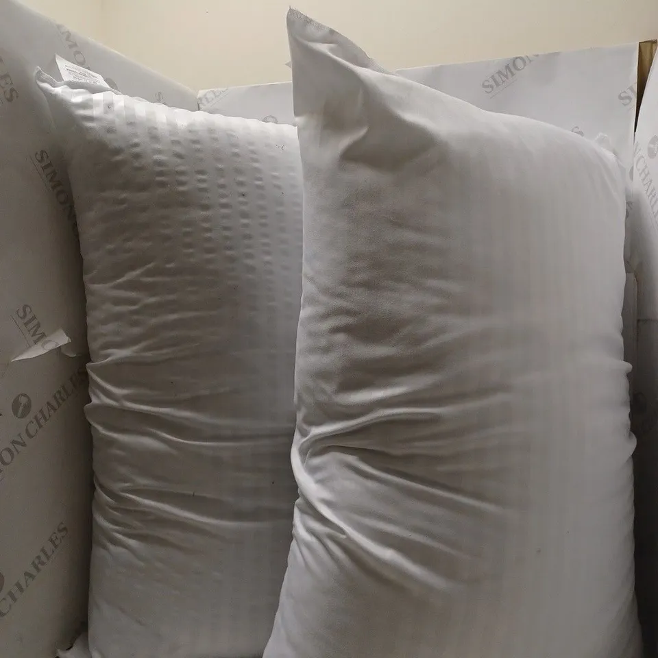 UNBRANDED SET OF 2 WHITE PILLOWS 