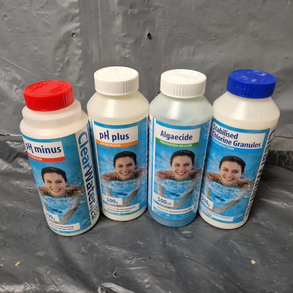 BOXED CLEAR WATER POOL STARTER KIT - COLLECTION ONLY