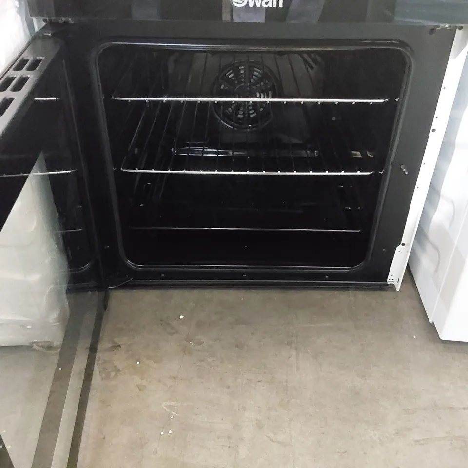 SWAN SX16730W 60CM WIDE DOUBLE OVEN ELECTRIC COOKER WITH CERAMIC HOB - WHITE